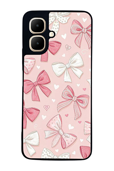 Aksel Kılıf متوافق مع Infinix Smart 10 مطبوع ، أسود غير لامع، سيليكون ناعم، و...