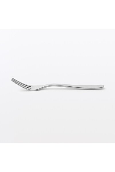 Muji Stainless Steel Tea Fork, L 13 cm, Silver