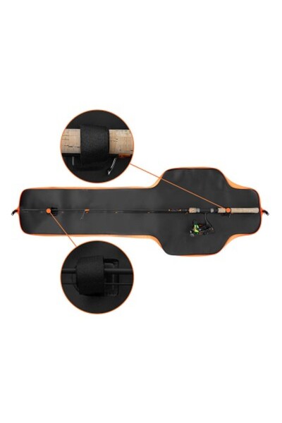 DELPHİN Geantă/cutie SpinCASE EVA pentru lansete 100 cm, un compartiment