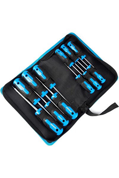 NEİKO 01377A Magnetic Torx Screwdriver Set, 12-Piece (T5–T40)