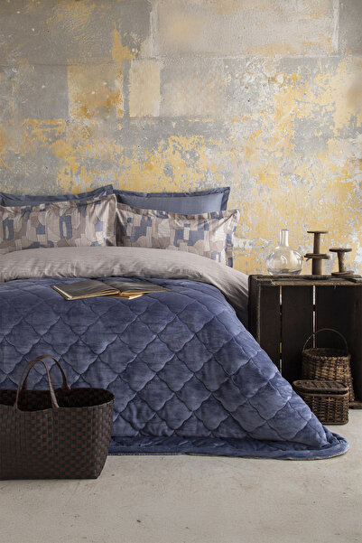 Apricitas HOME طقم أوديل إنديجو دبل ماي تاتش للفصول الأربعة