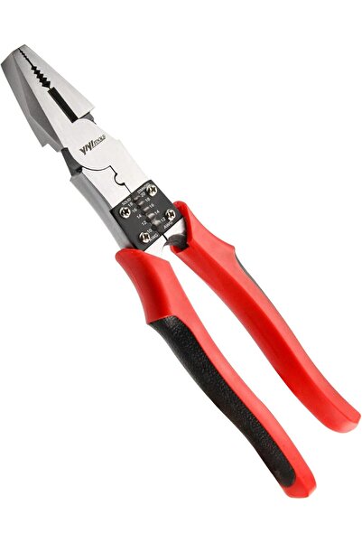 YIYITOOLS Lineman Combination Pliers, 8-1/2" Wire Stripper/Cutter/Twister (HX-1-002)