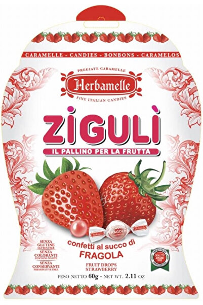 Caramell Herbamelle Caramelle Ziguli Strawberry 60g