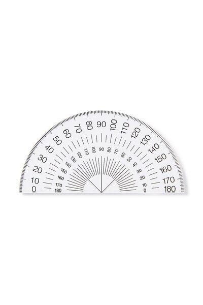 Muji Acrylic Protractor Semi-Circle
