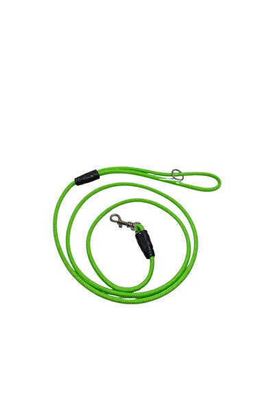 moonparacord Dog Walking Leash Neon Greenish Yellow 18 mm 150 cm