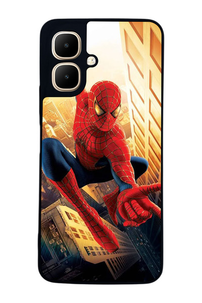 Aksel Kılıf متوافق مع Infinix Smart 10 مطبوع ، أسود غير لامع، سيليكون ناعم، و...