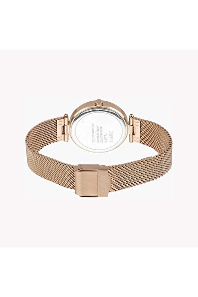 Esprit Women's Rose Gold Stainless Steel Watch, Silver Dial | Es1l155m0035