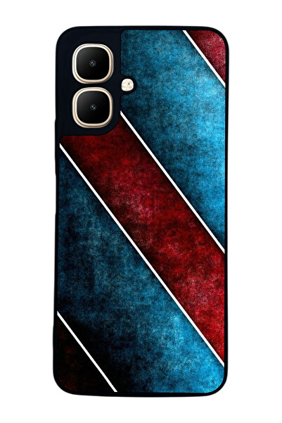 Aksel Kılıf متوافق مع Infinix Smart 10 مطبوع ، أسود غير لامع، سيليكون ناعم، و...