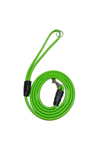 moonparacord Dog Walking Leash Neon Greenish Yellow 18 mm 150 cm