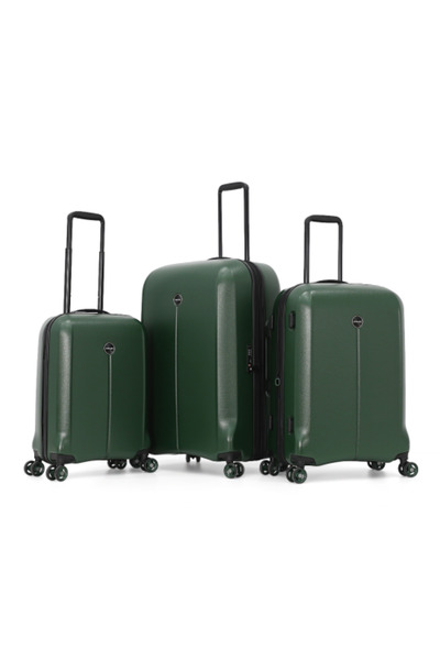 VİRAGE 3-Piece Travel Luggage Set | Stylish PC Hardcase Suitcases with TSA Lo...