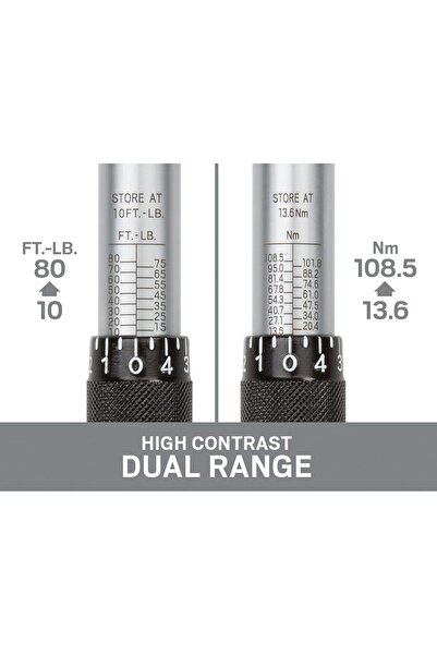TEKTON 3/8 Inch Drive Click Torque Wrench (10-80 ft.-lb.) | 24330