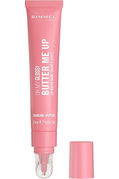 Rimmel مرطب شفاه ملون من لندن أوه ماي جلوس، مي أب باتر 003، بنكهة العلكة، 15 مل