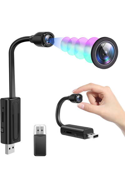 HYX WiFi Mini Security Camera 1080P HD USB, Motion Detection, No Battery