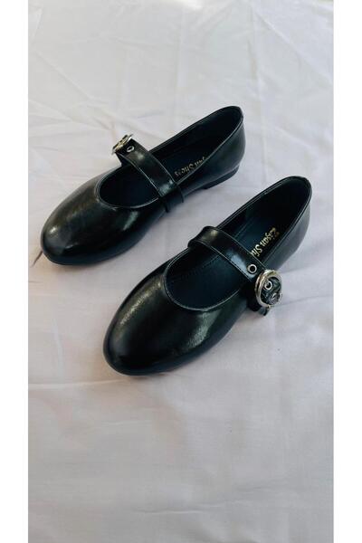 Zişan Shoes Noely Belt Detailed Casual Women's Ballerinas