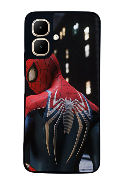 Aksel Kılıf متوافق مع Infinix Smart 10 مطبوع ، أسود غير لامع، سيليكون ناعم، و...