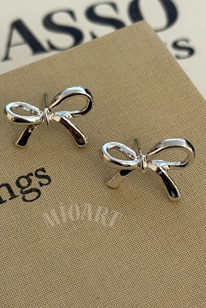 MioArt Women's Bow Model Earrings