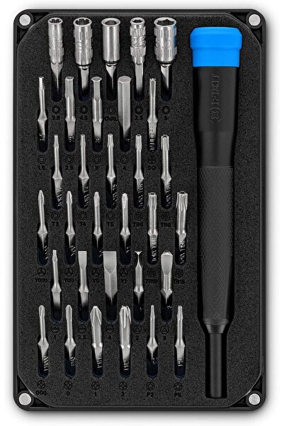iFixit Screwdriver Set - 32 Precision Bits for Mobile Phone, Game Console and Small Electronics Repair by i