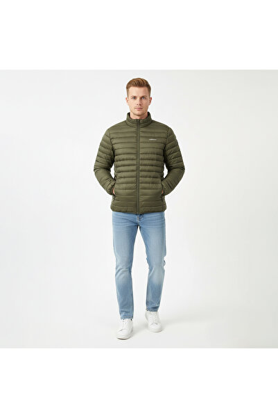 lumberjack Star Erkek Haki Dik Yaka Mont