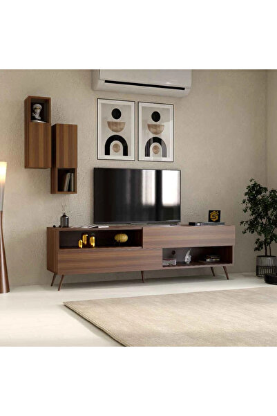 Stylish Home Brown TV Stand Unit - TV02