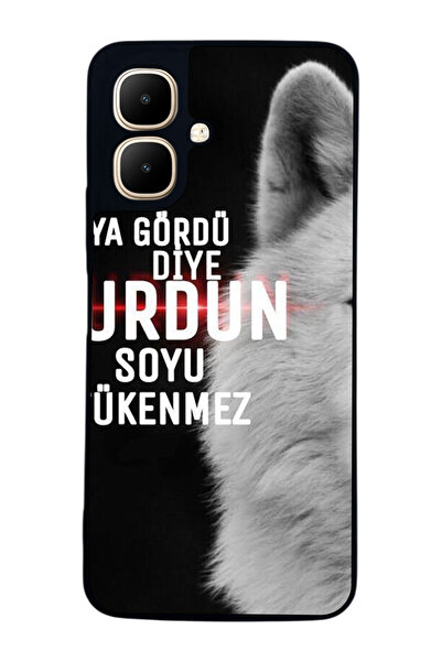 Aksel Kılıf متوافق مع Infinix Smart 10 مطبوع ، أسود غير لامع، سيليكون ناعم، و...