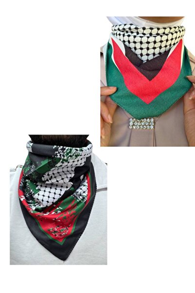 ALDAYER 2 Palestine Themed Scarf 50X50
