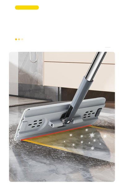 Miomi Tablet Mop Temiz Kirli Su Ayrı Hazneli Microfiber Bezli Temizlik Seti