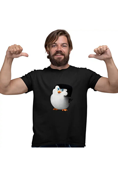 OEM Tricou Barbati Pinguinii din Madagascar Skipper Bebe Baby Boss