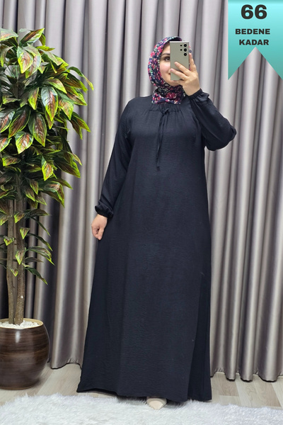 Elmas Tesettür Γυναικείο Φόρεμα Αερομπίν Μεγάλου Μεγέθους Ρούχα Χιτζάμπ