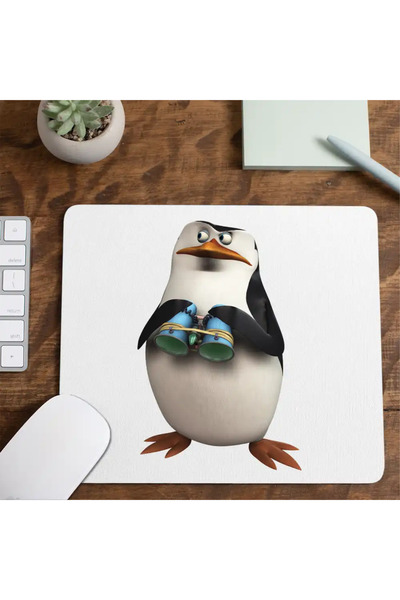 OEM Mousepad The Penguins of Madagascar Skipper Binoculars Leader