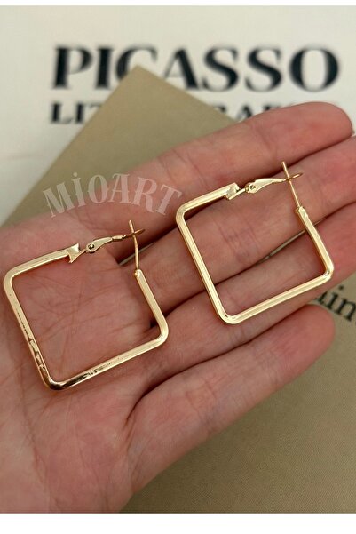 MioArt Stylish Square Hoop Earrings