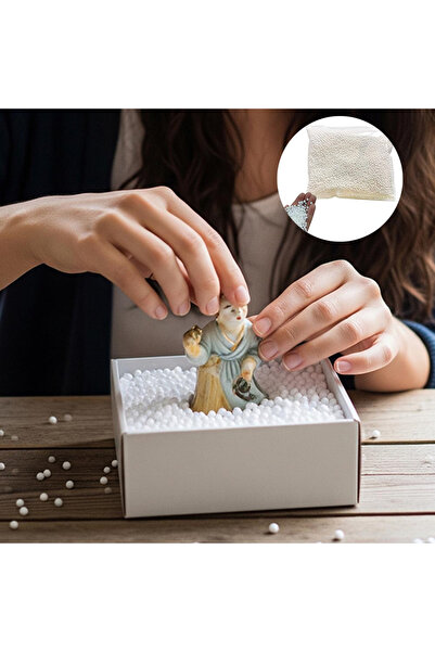 Muka Strafor Boncuk 30 gr Beyaz