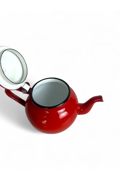 Emailul Medias Red enameled teapot 0.7 liters - Domed shape