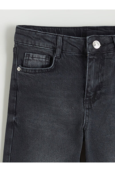 LC Waikiki Black Regular Fit Girls' Jeans