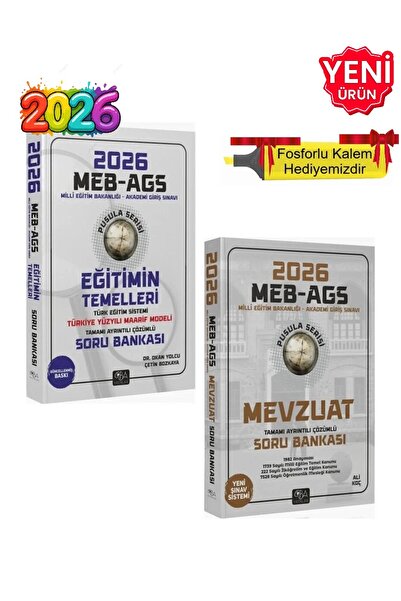 CBA Akademi 2026 - MEB - AGS Eğitimin Temelleri Türk Milli Eğitim Sistemi + M...