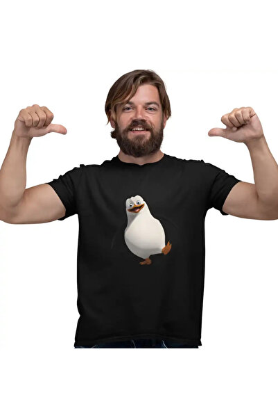 OEM Tricou Barbati Pinguinii din Madagsacar Private Soldat