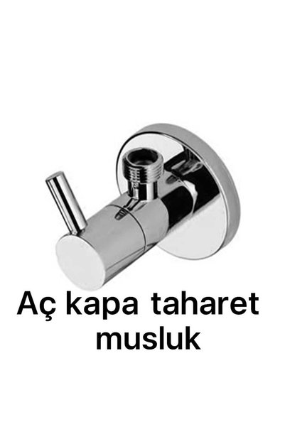 ASIR MUSLUK Çubuk Kollu Ara Musluk Taharet Musluğu Klozet Için Aç Kapa Musluk...