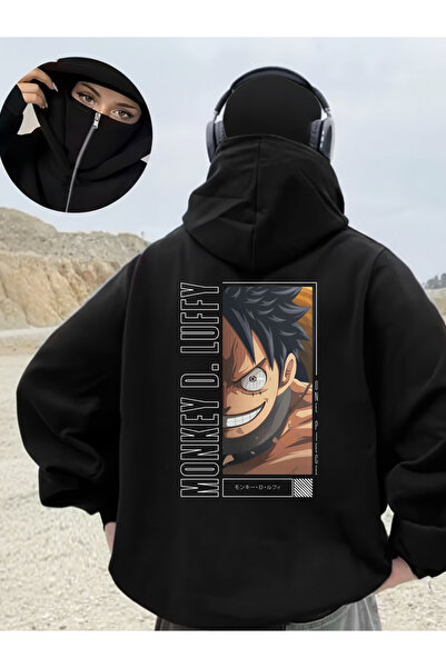 ship master Cardigan unisex Kar Masked Ninja Polar Swea tricou – țesătură groasă cu supradimensionat fire, cu fermoar O tricou Model