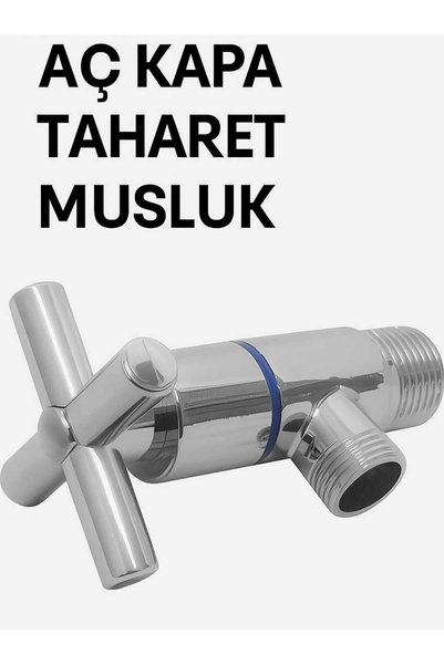 ASIR MUSLUK Aç Kapa 4 Kollu Taharet Musluğu Ara Musluk