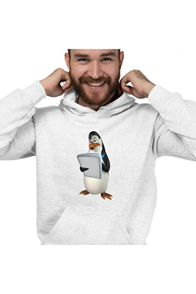 OEM Ανδρική Φούτερ με Κουκούλα The Penguins of Madagascar Kowalski