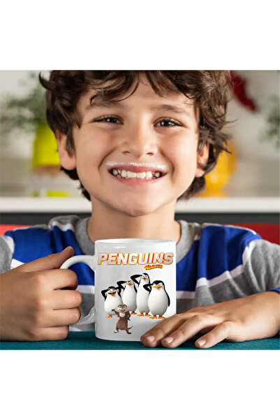 OEM The Penguins of Madagascar Mug Military Salute On Duty
