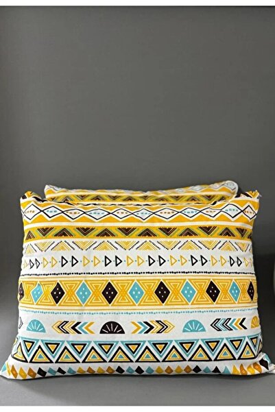 Home غطاء وسادة قطني منقوش بسحاب 50 × 70