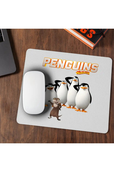 OEM Mousepad The Penguins of Madagascar Military Salute On Duty