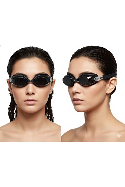 DUNLOP Swimming Goggles Silicone Swimming Glasses Anti-Fog (Antifog)