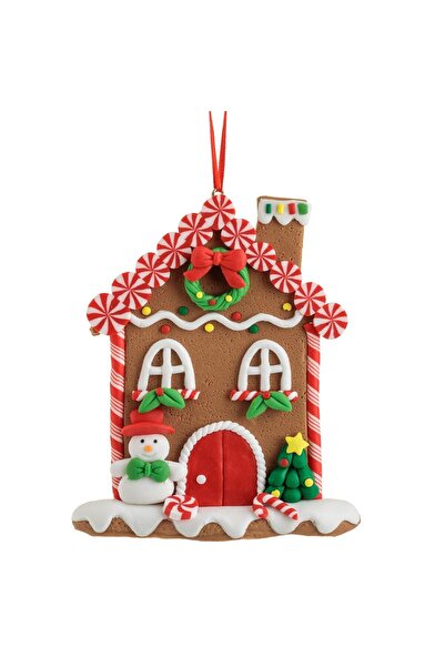 OEM Χριστουγεννιάτικο Στολίδι Δέντρου σε Σχέδιο Μελόψωμου 9,5x11εκ.