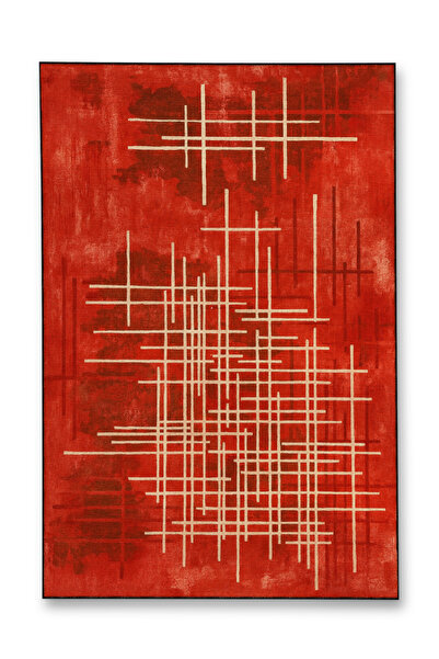 Rugs Modern Halı MOSSO Μπλε Μωβ Αποχρώσεις Έθνικ Λουλούδια με Σχέδιο Υφαντή Β...