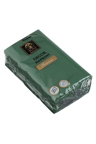 OEM 2-Ply Green Table Napkins 33x40cm - 20pcs