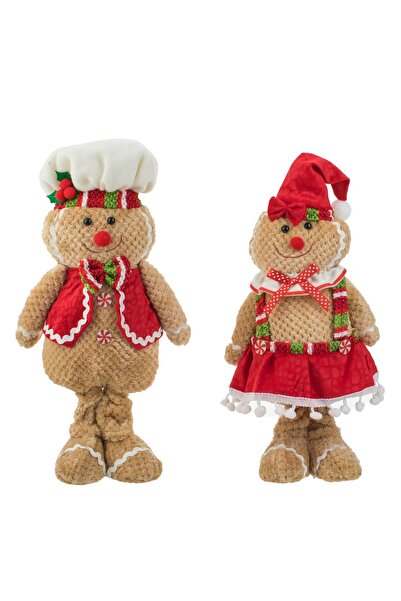 OEM Decorative Figurine Gingerbread Man Confectioner 38 centimeters