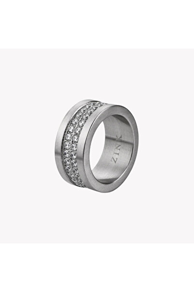ZINK Men's Silver Stainless Steel Ring