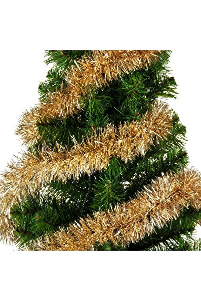 OEM Beteala de Craciun Bej Tinsel 3m x 8cm