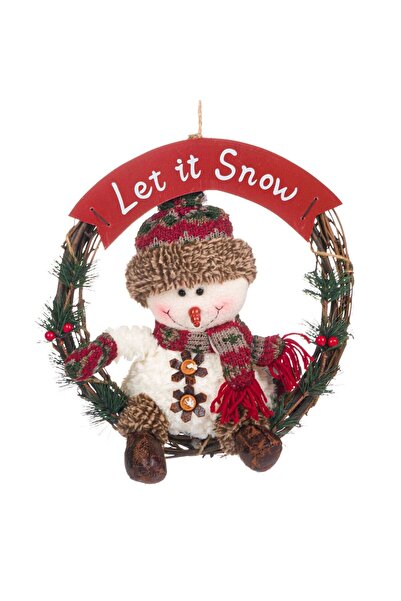 OEM Coronita de Craciun Roşie Verde 30x10cm.